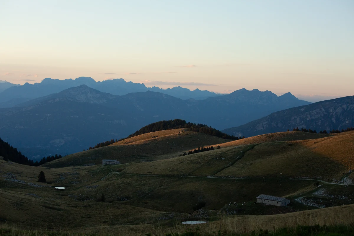 il tramonto dalla Translessinia