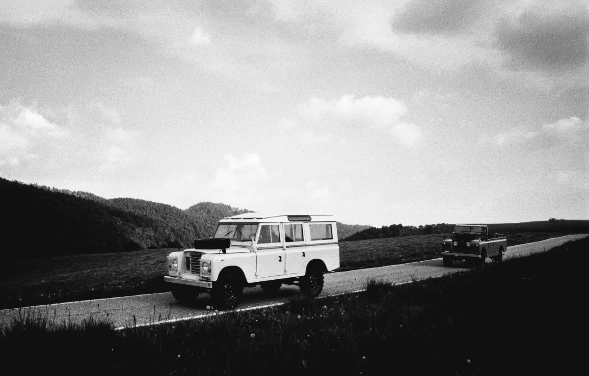 land rover serie III e serie II sulla Translessinia: Le strade più belle d'Italia